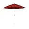 California Umbrella 7.5' Bronze Aluminum Market Patio Umbrella, Sunbrella Jockey Red 194061336076 - alternate 1